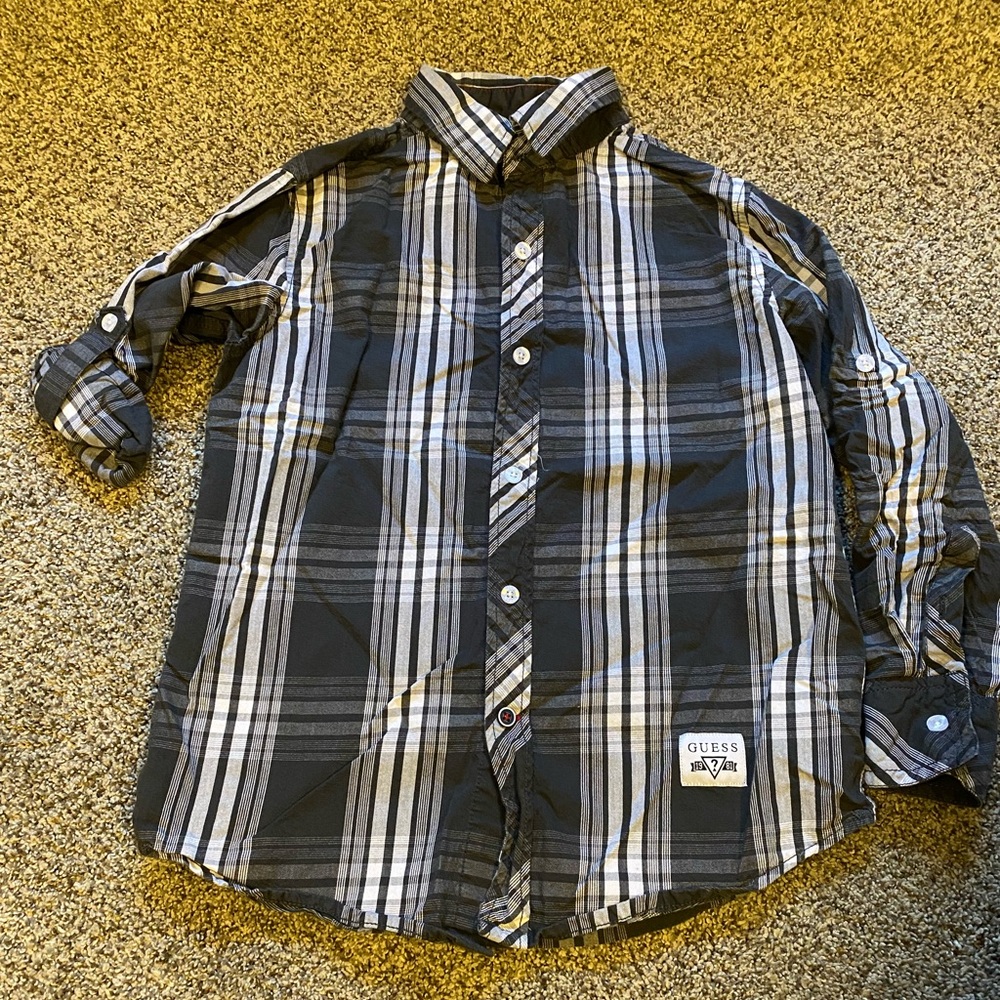 Guess Kids Sz S (8/10) Long Sleeve Button Up Top